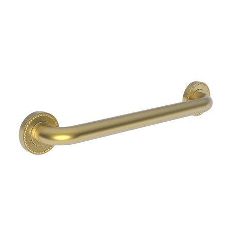 Newport Brass 19" L, Two Post, Solid Brass, 16" Grab Bar in Satin Gold (Pvd), Satin Gold (PVD) 1020-3916/24S